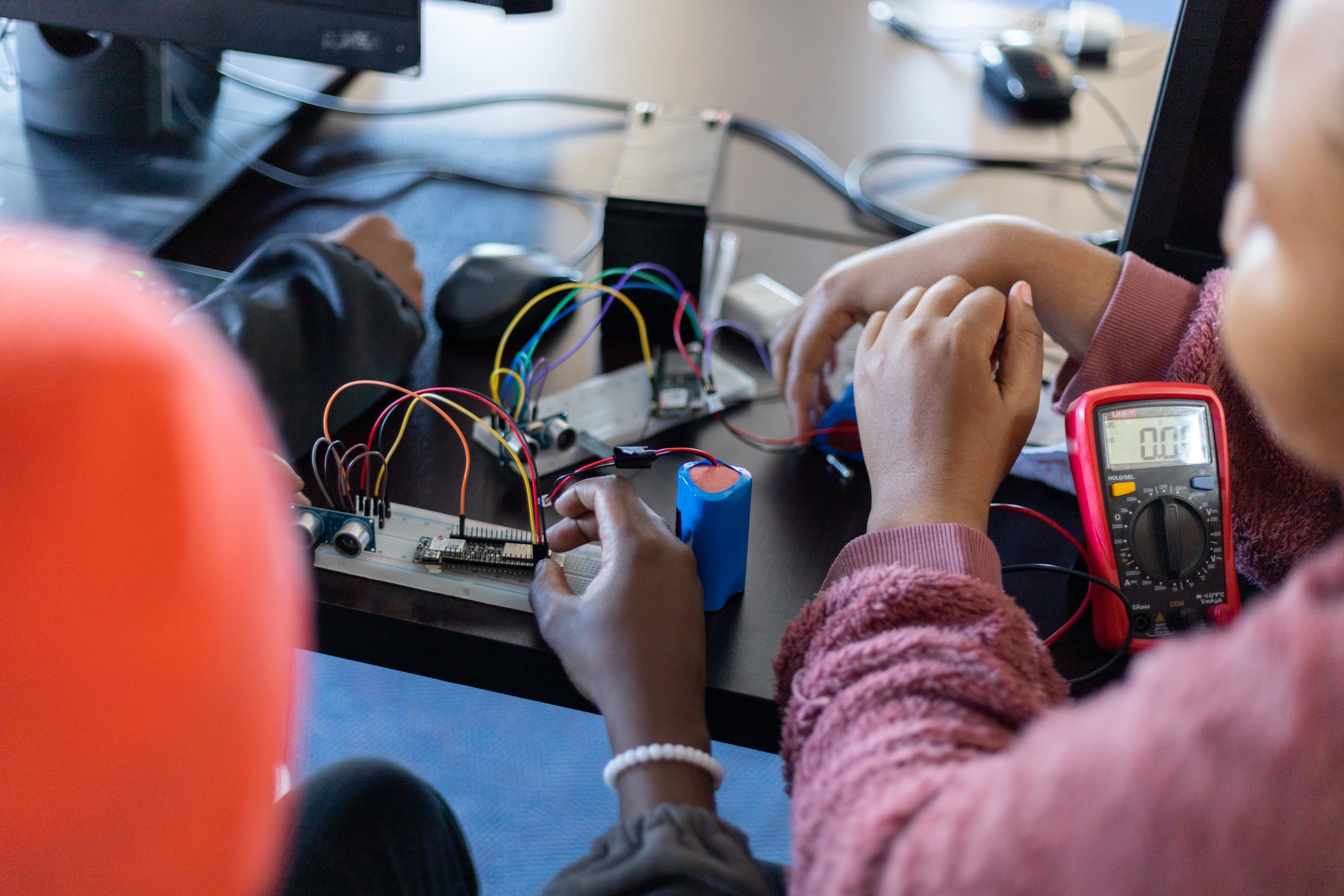 Impact School students collaborating