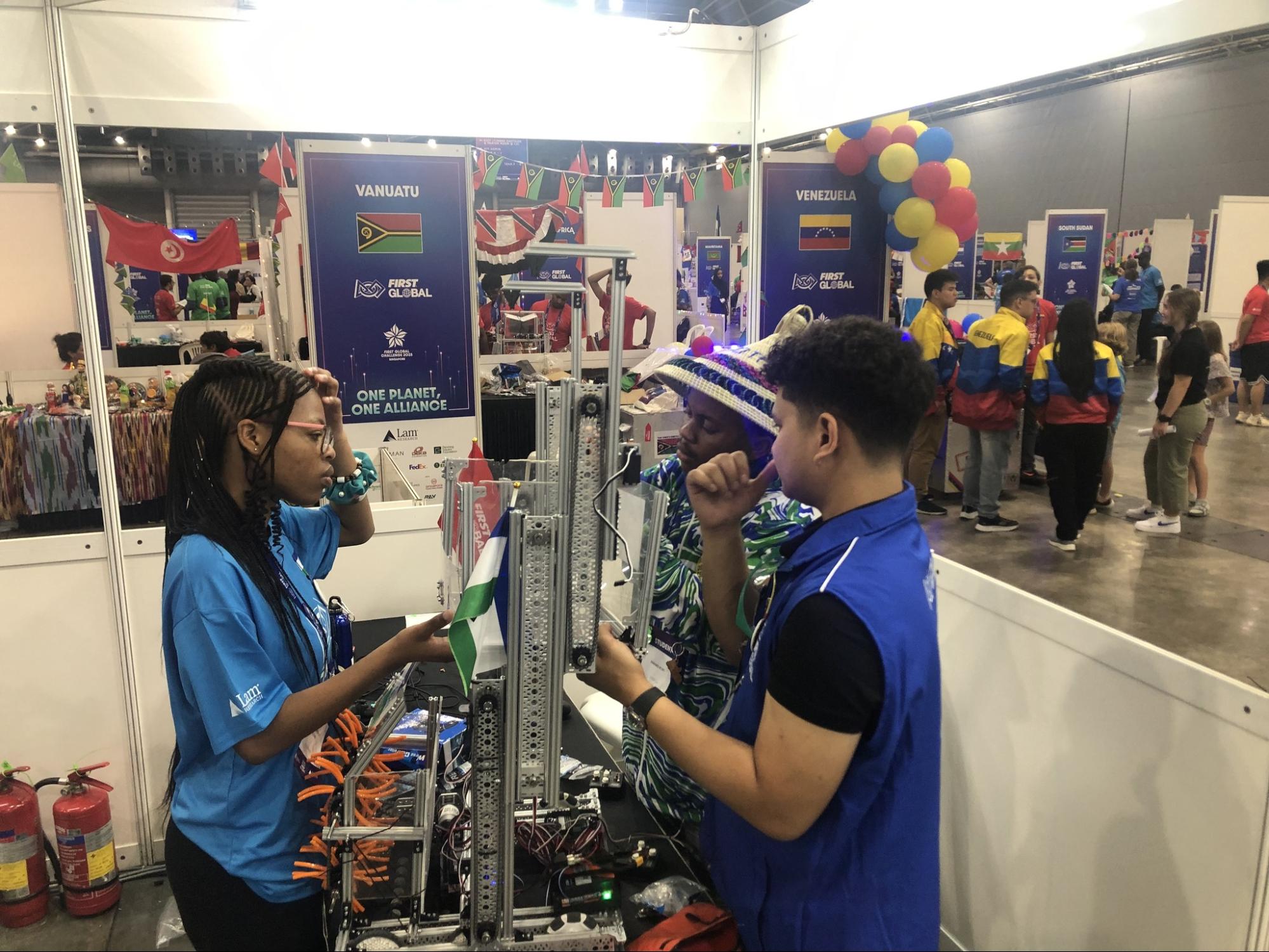 Impact School students at the FIRST Global Challenge